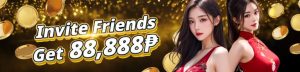 LuckyLink888 Casino Invite Friends Banner